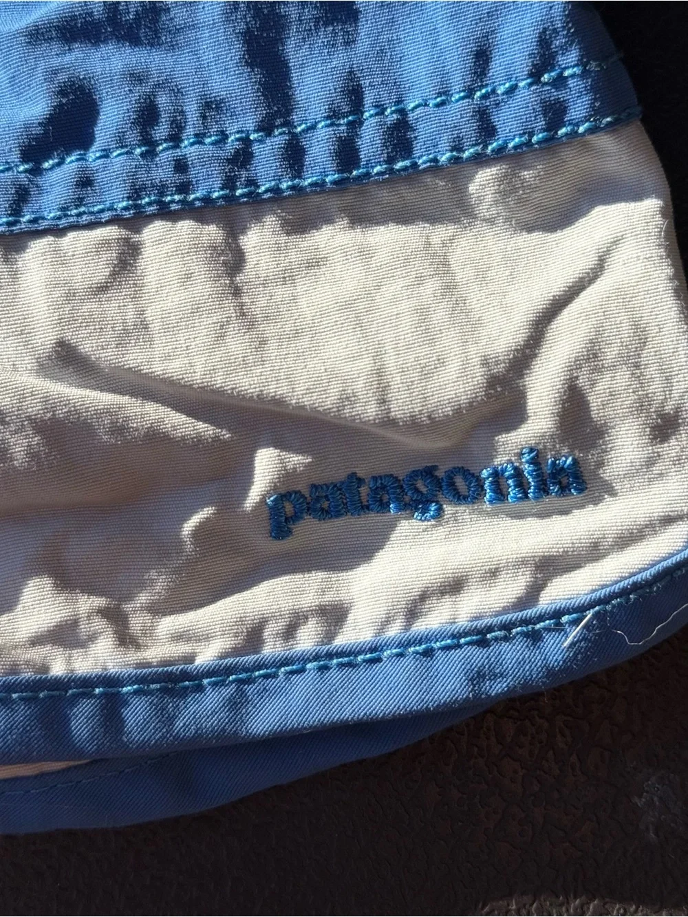 PATAGONIA Blue Colorblock Shorts